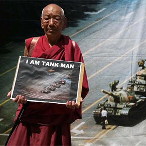 tibet tank man s